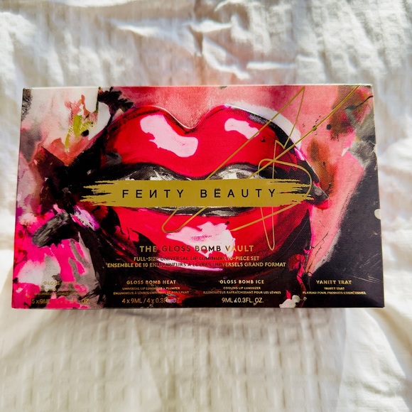 Fenty Beauty Hot Cherry GLOSS BOMB HEAT UNIVERSAL LIP LUMINIZER + PLUMPER - Picture 4 of 11